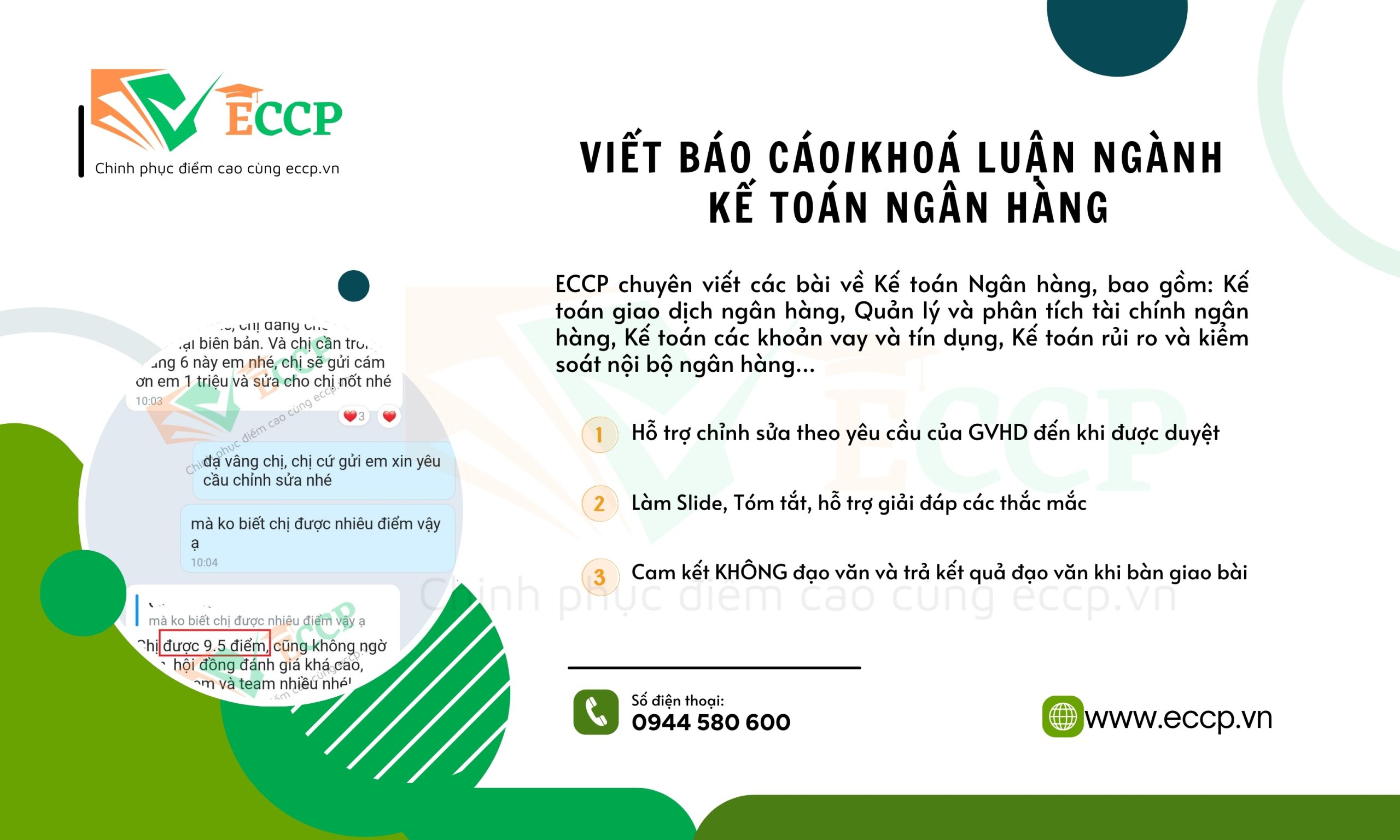 Viết Báo Cáo, Luận Văn Tốt Nghiệp Ngành Kế Toán Ngân Hàng – Chuyên Nghiệp và Uy Tín tại ECCP