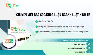 Chuyên Viết Báo Cáo, Khóa Luận Ngành Luật Kinh Tế - ECCP