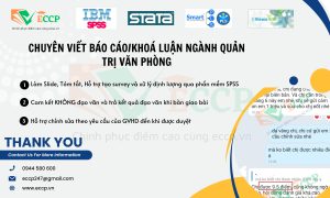Viết Báo Cáo, Khóa Luận Ngành Quản Trị Văn Phòng – Dịch Vụ Uy Tín tại ECCP