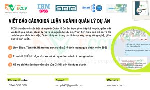 Viết Báo Cáo, Luận Văn Tốt Nghiệp Đại Học và Luận Văn Thạc Sĩ Ngành Quản Lý Dự Án tại ECCP